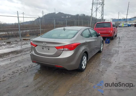 2013 Hyundai Elantra Gls from USA, damaged, VIN 5NPDH4AE6DH293200